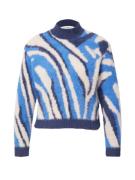 24COLOURS Pullover  blå / navy / hvid