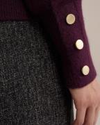 WE Fashion Cardigan  aubergine