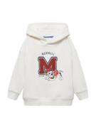 MANGO KIDS Sweatshirt 'PAWMARSH'  navy / blodrød / sort / offwhite