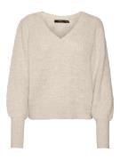 VERO MODA Pullover 'EYA'  beige