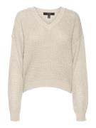 VERO MODA Pullover 'LEANNA'  lysebeige