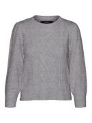 VERO MODA Pullover 'MARA'  grå-meleret