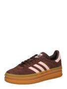 ADIDAS ORIGINALS Sneaker low 'Gazelle Bold'  mørkebrun / guld / lyserø...