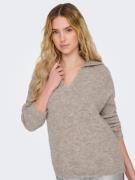 ONLY Pullover 'ONLMAGGIE LIFE'  brun-meleret