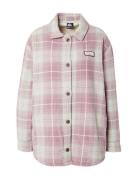 QUIKSILVER Overgangsjakke 'UNIPLAID'  lysebeige / lysviolet