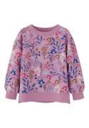 NAME IT Sweatshirt 'Nirana'  blå / magenta / eosin / hvid