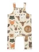 NAME IT Overalls 'NBMORVAN'  beige / brun / grøn / orange