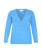 KAFFE CURVE Cardigan 'Sylvia '  azur