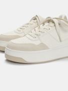 Pull&Bear Sneaker low  beige / hvid