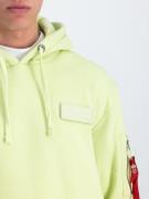 ALPHA INDUSTRIES Sweatshirt  pastelgul / grå / lime / rød / hvid