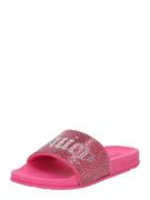 Juicy Couture Pantoletter  pink / sølv