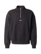 HUGO Sweatshirt 'Durty244'  sort / hvid