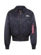 ALPHA INDUSTRIES Overgangsjakke  rød / sort / hvid