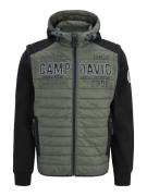 CAMP DAVID Overgangsjakke  khaki / sort / hvid