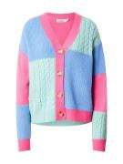 Zwillingsherz Cardigan  azur / mint / pink