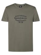 Petrol Industries Bluser & t-shirts  mudderfarvet / sort