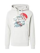 Superdry Sweatshirt 'Tokyo'  blå / lysegrå / orange / hvid