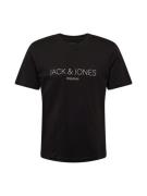 JACK & JONES Bluser & t-shirts 'JPRBLAJARED'  sort / hvid