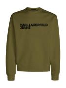 KARL LAGERFELD JEANS Sweatshirt  oliven / sort