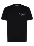 Karl Lagerfeld Bluser & t-shirts 'Hotel'  sort / hvid