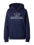 EINSTEIN & NEWTON Sweatshirt 'Riesling'  navy / hvid