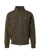 Lyle & Scott Overgangsjakke 'Harrington'  gul / grøn