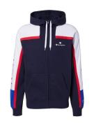 Champion Authentic Athletic Apparel Sweatjakke  blå / navy / mørkerød ...