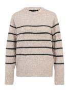 VERO MODA Pullover 'VMFLAWLESS'  beige-meleret / sort