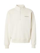 Abercrombie & Fitch Sweatshirt 'TIMELESS'  creme / sort