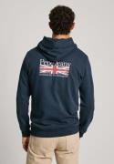 Pepe Jeans Sweatshirt 'Sedric'  marin / rød / hvid