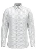 SELECTED HOMME Skjorte 'SLHSLIMSOHO'  sort / hvid