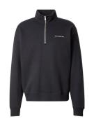 Abercrombie & Fitch Sweatshirt 'TIMELESS'  sort / hvid