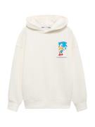 MANGO KIDS Sweatshirt 'Sonicrun'  ecru / blå / neonblå / rød