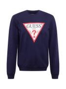 GUESS Sweatshirt 'Audley'  marin / rød / hvid