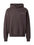 Abercrombie & Fitch Sweatshirt  mørkebrun / hvid