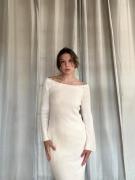 florence by mills exclusive for ABOUT YOU Strikkjole 'Pecan'  offwhite