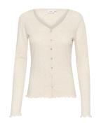 SAINT TROPEZ Cardigan 'Gru'  ecru