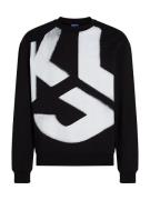 KARL LAGERFELD JEANS Sweatshirt  sort / hvid