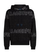 KARL LAGERFELD JEANS Sweatshirt  sort / hvid