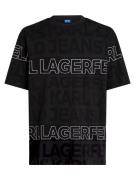 KARL LAGERFELD JEANS Bluser & t-shirts  sort / hvid