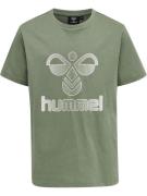 Hummel Shirts  oliven / hvid