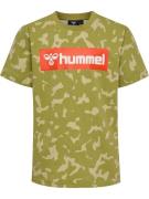 Hummel Shirts 'Rush'  khaki / oliven / rød / hvid