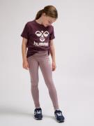 Hummel Leggings  lilla / hvid