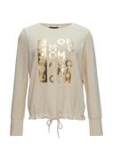 COMMA Sweatshirt  beige / guld