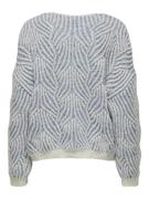 ONLY Pullover 'ONLElin'  blå / hvid