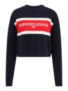 Tommy Jeans Pullover  navy / rød / hvid