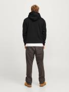 JACK & JONES Sweatshirt 'JJTree'  sort / hvid