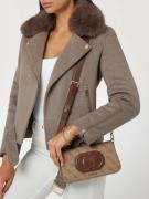 GUESS Skuldertaske 'Mietta'  beige / brun