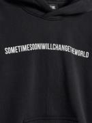 SOMETIME SOON Sweatshirt  sort / hvid