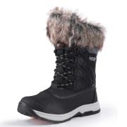 ICEPEAK Snowboots 'Ansina Ms'  grå / sort / hvid